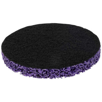 Круг зачистний Sigma з нетканого абразиву (корал) 125мм на липучці фіолетовий твердий (9176161) Вінниця - фото 4
