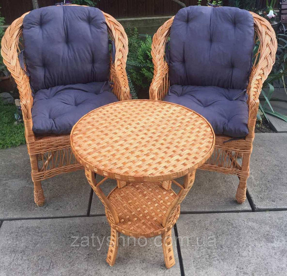 Мебель плетеная из лозы  |  Мебель из лозы с подушками |мебель плетеная с овальным столом Киев - изображение 8