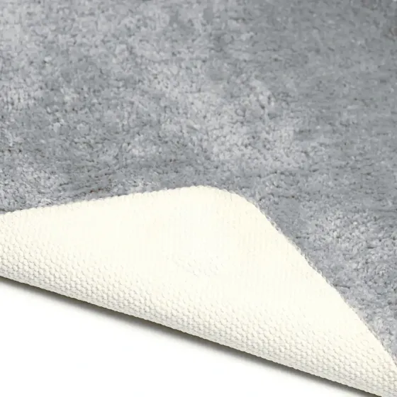 Коврик для ванны и душа Bathlux мягкий тканевой прорезиненный, нескользящий 70*45 Серый Каменец-Подольский