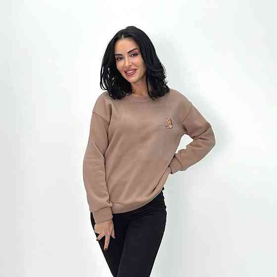 Жіночий світшот з принтом "Bear" оптом | Норма і батал Київ