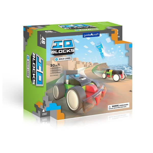 Конструктор Guidecraft IO Blocks Гоночні машини з доповненою 3d реальністю, 48 деталей (G9607) Харків - фото 6