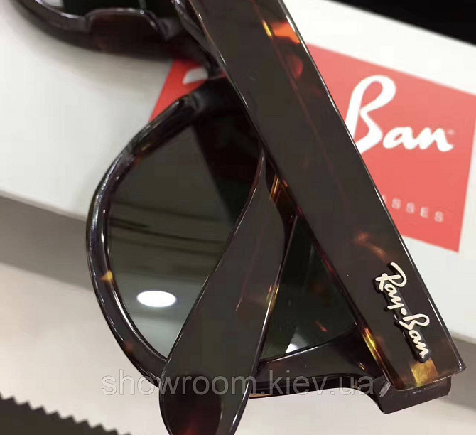 Женские солнцезащитные очки в стиле RAY BAN Wayfarer 2140-902 LUX Киев - изображение 3