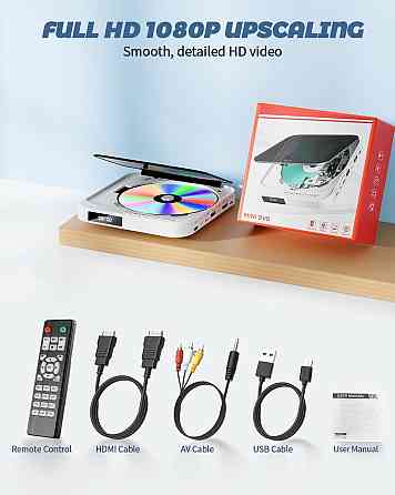Уценка! Многоформатный 1080P 110-240V mini DVD-плеер Desobry Днепр