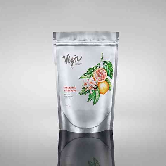 Відбілююча альгінатна маска Рожевий грейпфрут Vigor 50 г Винница