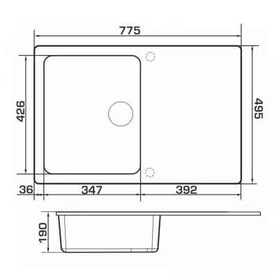 Мийка кухонна GRANADO VIGO terra (gr1403) Вінниця