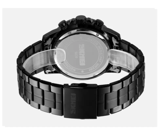 Чоловічий класичний годинник на браслеті Skmei 9235 (Чорний) Вінниця