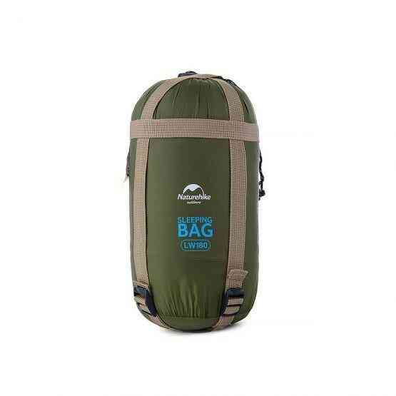 Спальник надлегкий Naturehike Ultra light LW 180 NH15S003-D, (20°C), p-p M, лівий, темно-зелений Київ
