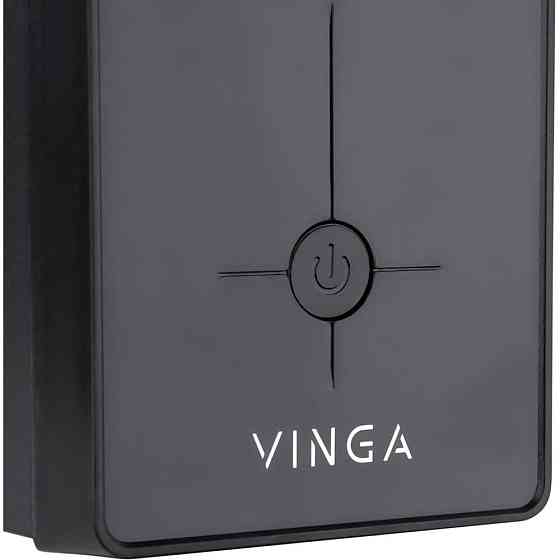 Джерело безперебійного живлення Vinga VPC-1200MU 1200ВА / 720 Вт з LCD-дисплеєм з USB у металевому корпусі Киев