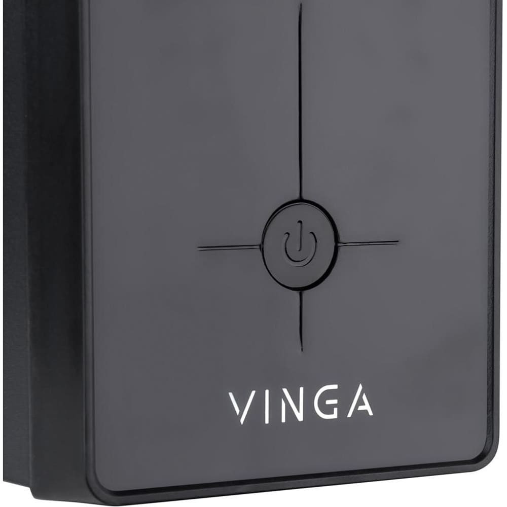 Джерело безперебійного живлення Vinga VPC-1200MU 1200ВА / 720 Вт з LCD-дисплеєм з USB у металевому корпусі Киев - изображение 4