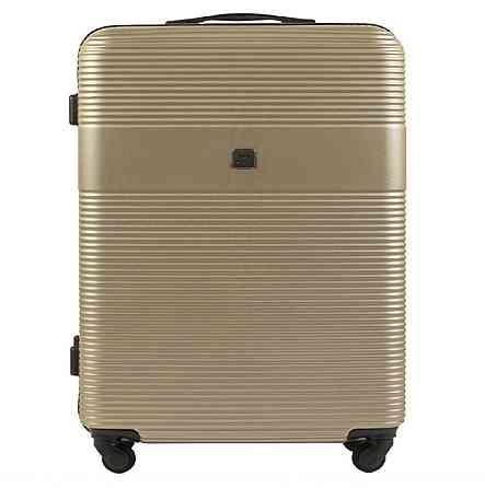 Валіза пластикова WINGS 5398 мала 55 см шампань Київ