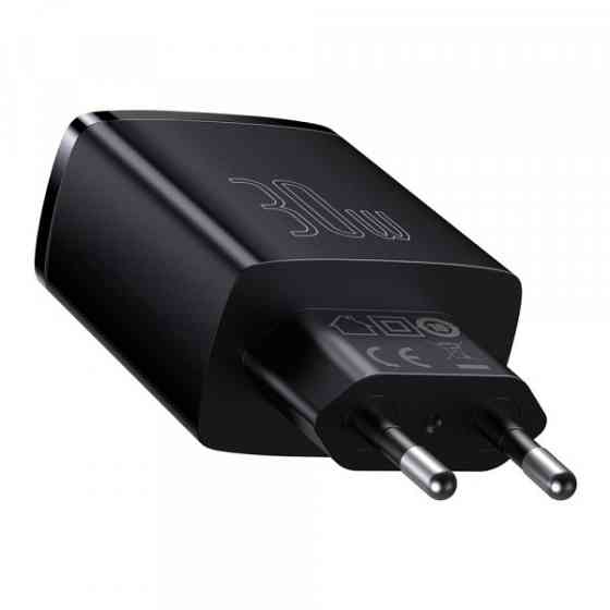 Зарядний пристрій 3xUSB 20W (USB-C+USB-A) Чорний Baseus (CCXJ-E01) Київ