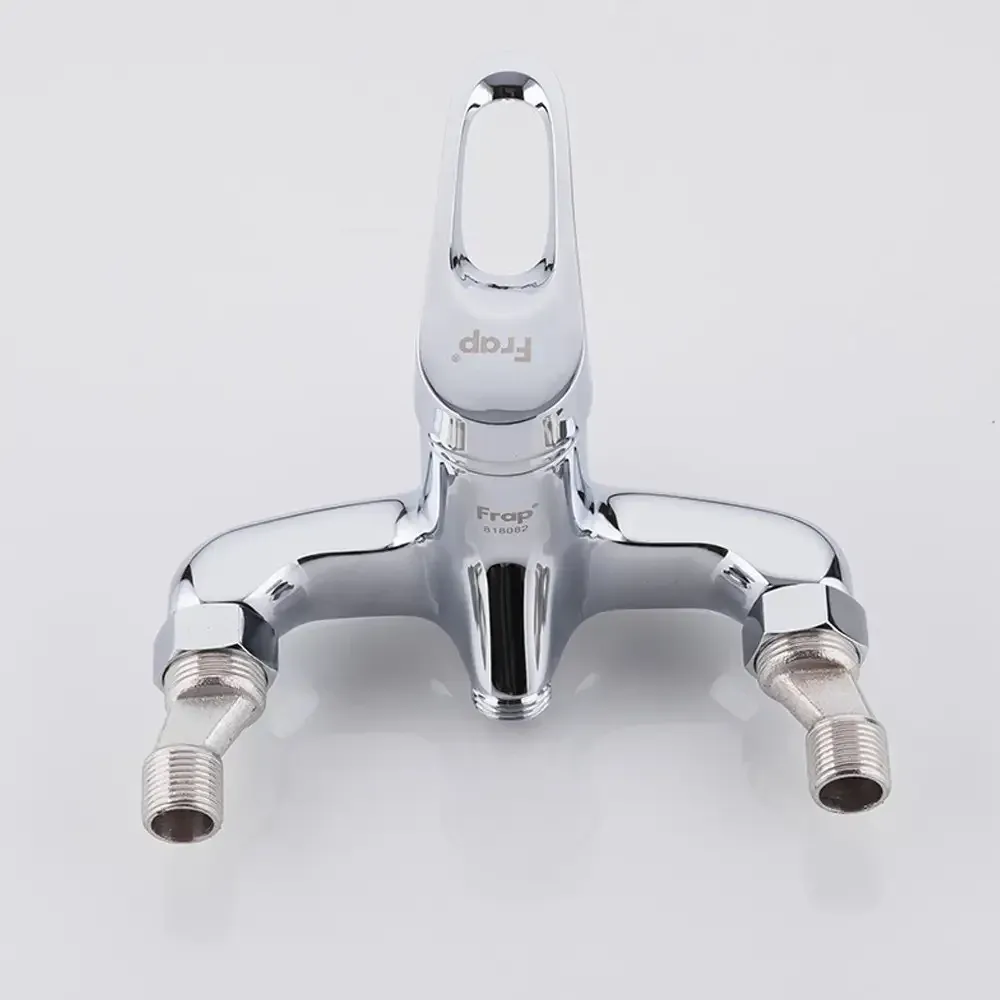 Змішувач для ванни FRAP F2213 з душовим гарнітуром, довгий вилив Київ - фото 4