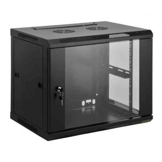 Шафа настінна 19", 12Ux570x450, (Ш*Г), розібрана, чорна (KD-007A-6412) Київ