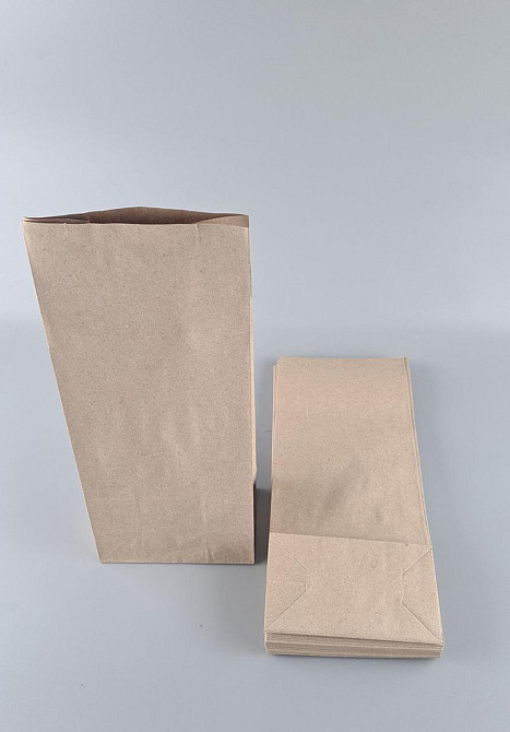 Пакет паперовий 36*15*9см 70 г\м2 коричневий з дном 25 шт Харків - фото 3