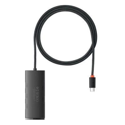 Концентратор Baseus USB-C to 4xUSB 3.0 1.0m black (WKQX030401) Вінниця - фото 6