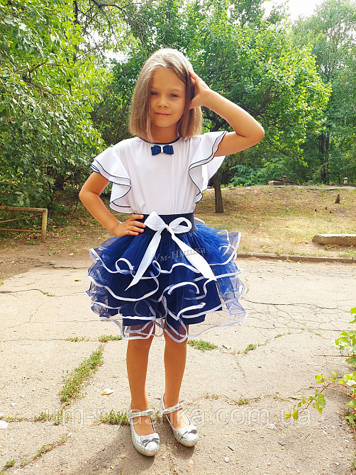 Комплект школьной формы блузка короткий рукав и пышная юбка 116-140 Кривой Рог - изображение 4