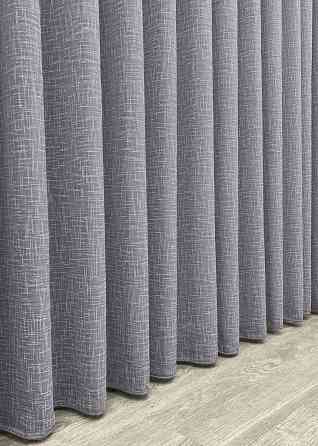 Тюль льон однотонний, колекція "Aura" колір сірий 1979т Київ