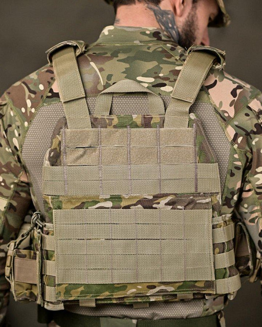 Тактична плитоноска з двома точками швидкого скидання Мультикам Asdag мультикам ОЛ2725 Одеса - фото 3