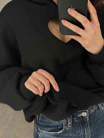 Женская с вырезом повседневная худые тринит на флисе Одесса