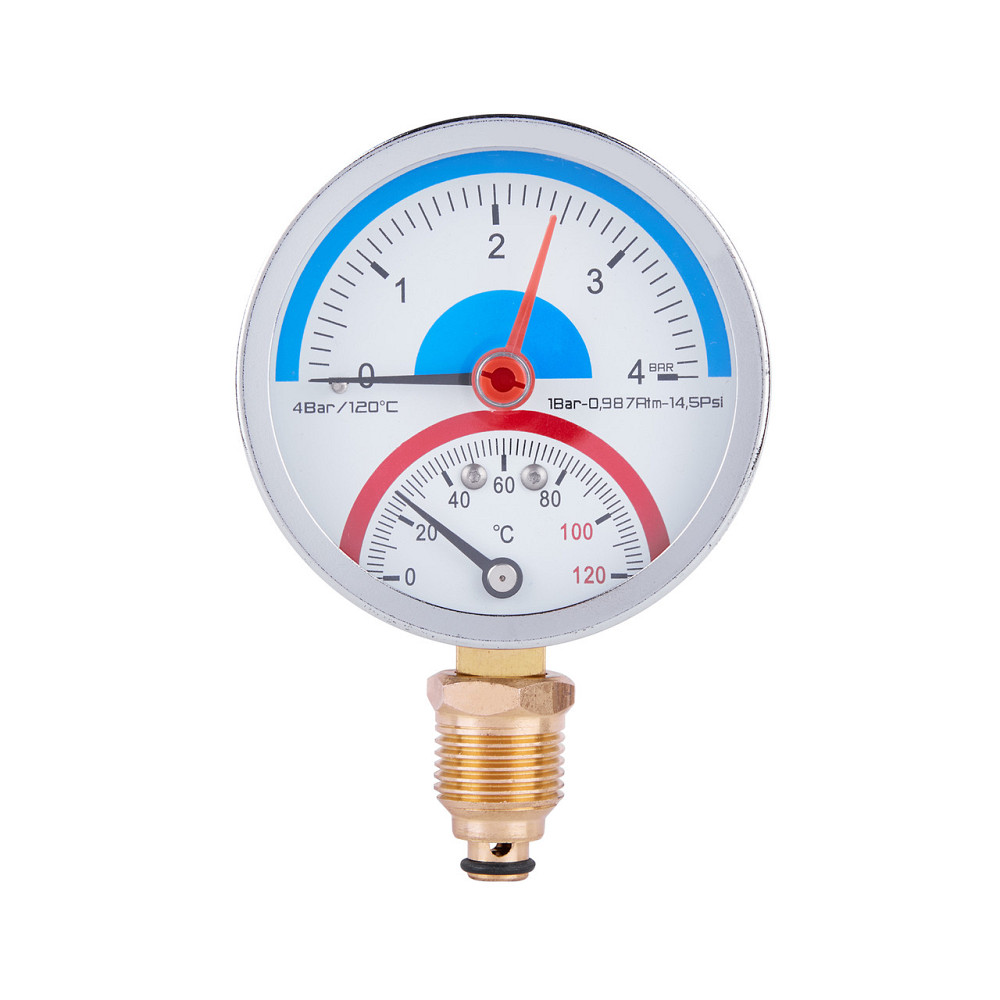 Термоанометр Thermo Alliance Standart 80 мм 1/2", нижнє під'єднання SD1724B Київ - фото 11