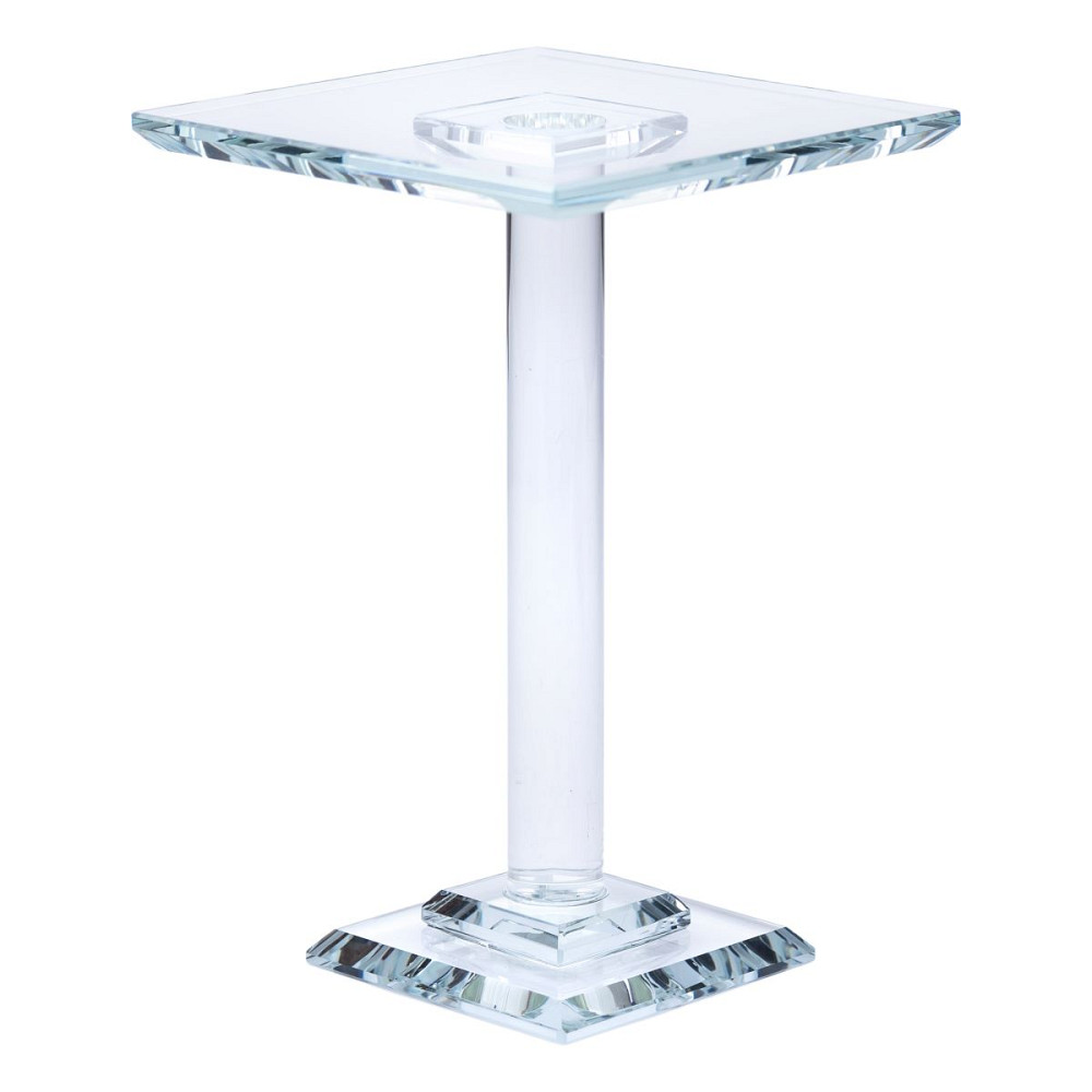 Тортівниця скляна на ніжці 12×12×18 см кругла стійка для торта, капкейків HP-4-71M Коломия - фото 2