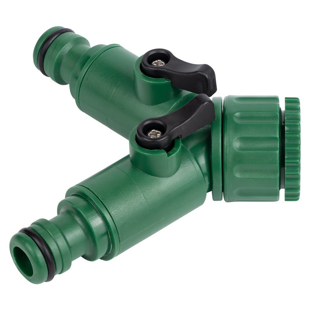 Кран розподільний з адаптерами 1/2" 2-го виходу в/с 1/2"×3/4" (ABS) GRAD (5016885) Рівне - фото 3