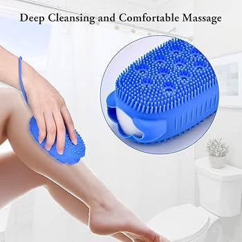 Силіконова масажна мочалка Київ - фото 2