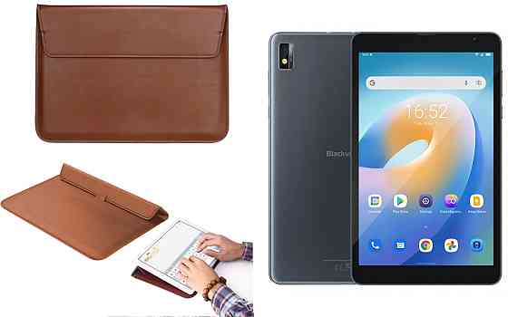Чехол-конверт VitoCase для Blackview Tab 6, с функцией подставки для планшета Коричневый Киев