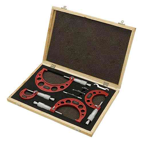 Набор микрометров механических 0-100мм 4шт. PROTESTER SMOM0100 Одесса