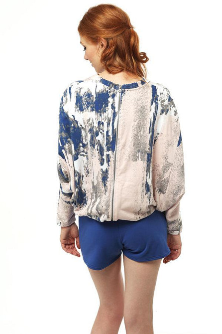 Шорти для вагітних — сині Київ - фото 3