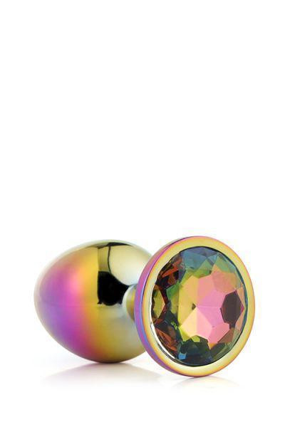 DT21782 Радужная анальная пробка GLEAMING LOVE MULTICOLOUR PLUG MEDIUM Sex Aura Киев - изображение 2