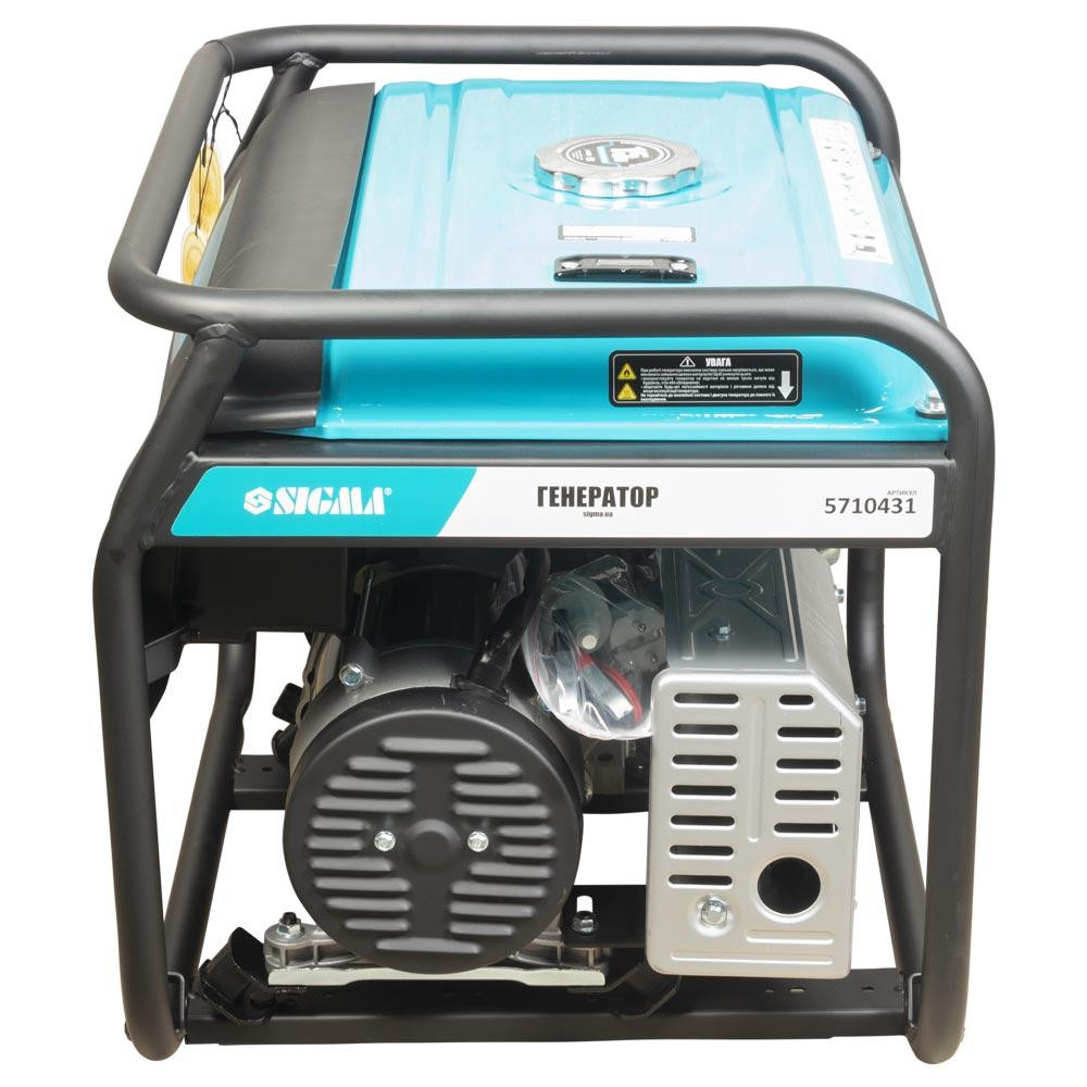 Генератор бензиновый 230В 3.5/4.0кВт 4-х тактный ручной запуск SIGMA (5710431) Киев - изображение 3