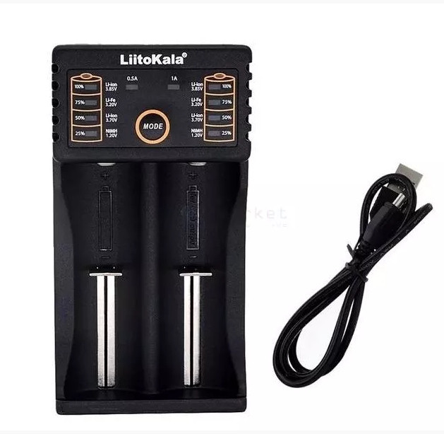 Зарядний пристрій Liitokala Lii-202 на 2 слоти (для Ni-MH, Ni-CD, Li-Ion, LiFePO4) Вінниця - фото 4
