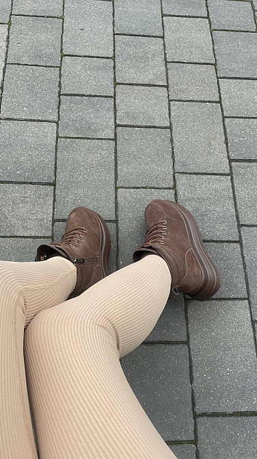 ITTS Кроссовки женские ITTS шоколадные замша натуральная зима низкий ход 36-41 ( -24) Коломыя - изображение 5