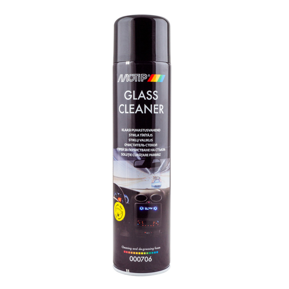 MOTIP Black Line Glass Cleaner 600 мл — очищувач скла аерозольний пінний 000706 Ковель - фото 1