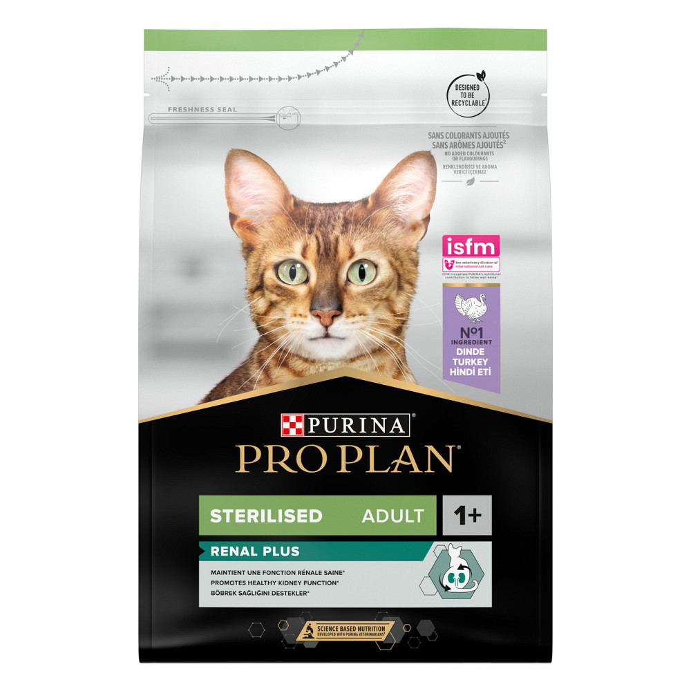 copy_Сухий корм PRO PLAN Sterilised Adult 1+ Renal Plus для дорослих стерилізованих котів, з індичкою, 3 кг Київ - фото 1