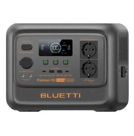 Зарядная станция Bluetti Premium 100 V2 2000Вт 1024 Вт/ч Черный Винница