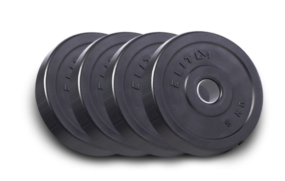 Набор композитные диски (блины) ELITUM для гантелей и штанги 4 штуки по 5 кг с диаметром отверстия 30мм Киев