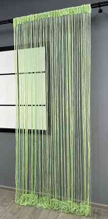 Шторы-нити с люрексом Салатовый 300х300см 1 шт (61-107) Киев