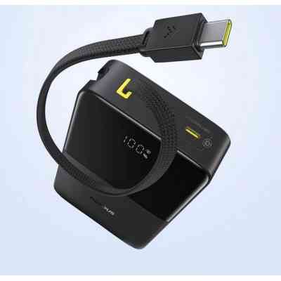 Батарея універсальна Baseus EnerFill FC51 Bipow2 Pro 20000mAh 22,5W build-in cable USB-C black (E0027701) Вінниця