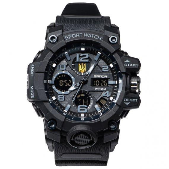 Годинники чоловічі наручні Sanda Peremoga (Чорний) Вінниця - фото 10