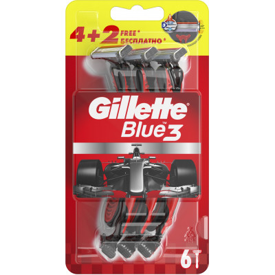 Бритва Gillette Blue 3 6 шт. (7702018516759/7702018362585) Вінниця - фото 1