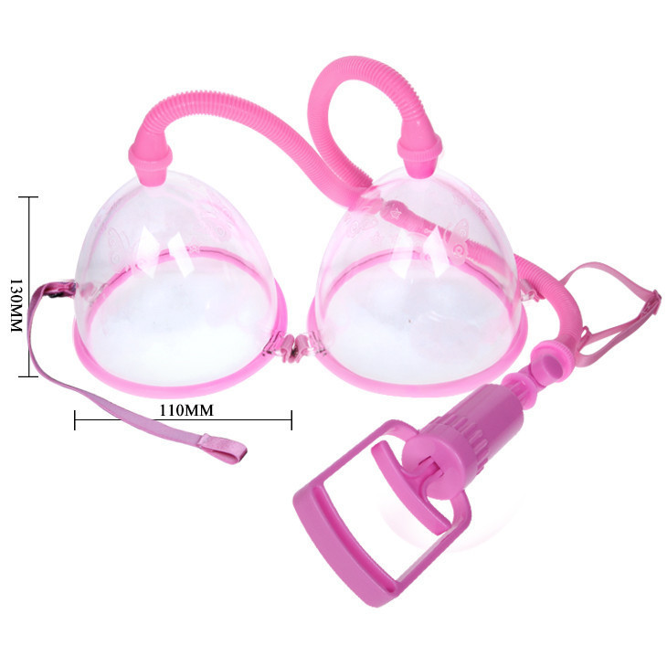 Вакуумна помпа для грудей - Breast Pump Enlarge With Twin Cups Sex Aura Київ - фото 5