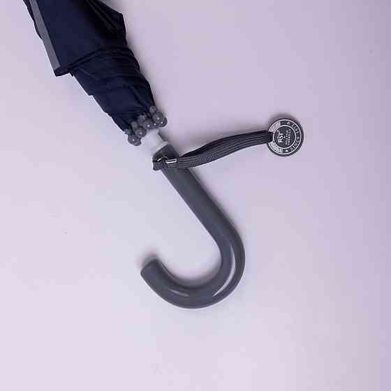 Классический детский зонт-трость механический из полиэстера прочный надежный 8 спиц диаметр 89 см Синий HP-23-12BL Киев