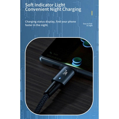 Дата кабель USB 2.0 AM to USB-C 2.0m 100W blue Essager (EXC7A-CGA03-P) Винница - изображение 9