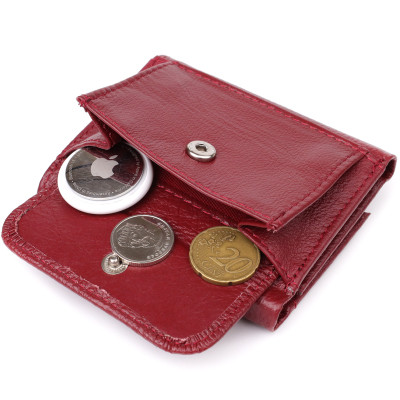 Кошелек ST Leather Из натуральной кожи Бордовый (23082) Винница - изображение 2