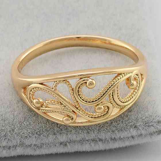 Кольцо Xuping позолота 18К, 20 размер (ширина 10мм, вес 2,2г) Киев