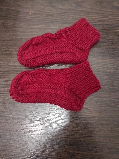 Дитячі теплі капці-шкарпетки, ручна робота топ Київ - фото 4