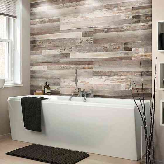 Самоклеящаяся виниловая плитка 152.4х914.4х1.5мм Мозаика светлая, цена за 1 шт. (СВП-007) Матовая SW-00000288 Киев