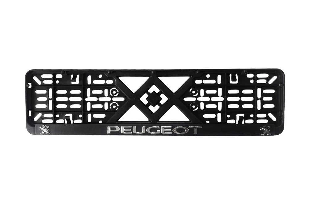 Рамка під номер пластик Peugeot (Racing рельєфна) Винница - изображение 1